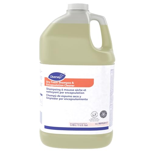 Diversey Dry Foam Shampoo & Encapsulation Cleaner, Carpet Care, 1 Gal - size: 128 Fl Oz (Pack of 1)