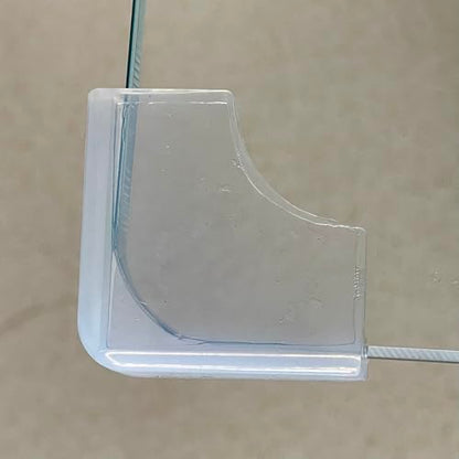 Silicone Clear Corner Protector Baby Proofing Single-Side Adhesive, 4 Count - size: 3/16x3/4 in (Width)