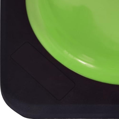 Fluorescent Orange/Green PVC Traffic Cones, Heavy Black Base Parking Lot Cone Structurally Stable Weatherproof Road Construction Safety Cones (4, Green, 28" Large) - size: 28" Large