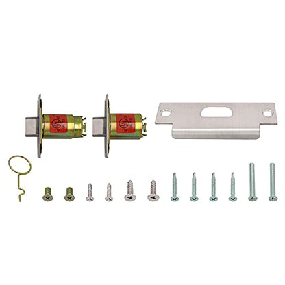 Nuk3y Azure Grade 2 Commercial Duty Cylindrical Lever Lockeset, ADA, UL Rated, Satin Chrome US26D (Privacy) - size: Privacy