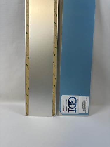 Protection Plates/Push Plates (Aluminum, 4 x 20) - color: Aluminum, size: 4 x 20