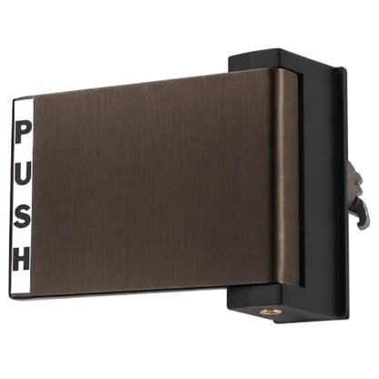 Adams Rite Push Paddle Storefront Door Handle, 6"x4.5", Left, Bronze, PD - color: Duronotic Bronze, style: Left Hand
