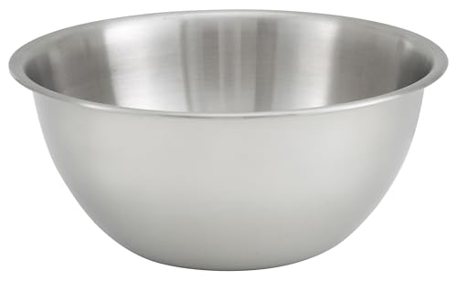 Winco 5 qt Stainless Steel Mixing Bowl - size: 5 Quart, style: Deep/Heavy Duty