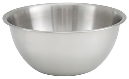 Winco 8 qt Stainless Steel Mixing Bowl - size: 8 Quart, style: Deep/Heavy Duty