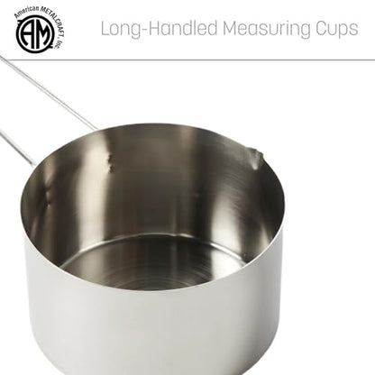 American METALCRAFT, Inc. American Metalcraft MCL13 Stainless Steel Measuring Cup, 1/3-Cup, Silver - size: 1/3 Cup