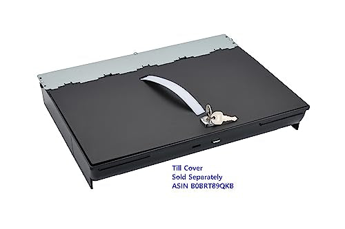 SAM4s 16" POS Cash Drawer, Black, Key Control, Metal, Portable - size: 03. TRAY