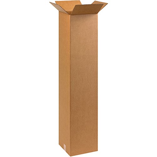 BOX USA Shipping Boxes Large 10"L x10"W x 48"H 20-Pack, Cardboard Box for Shipping, Moving, Mailing, Packing, Packaging and Storage - size: 10"L x 10"W x 48"H