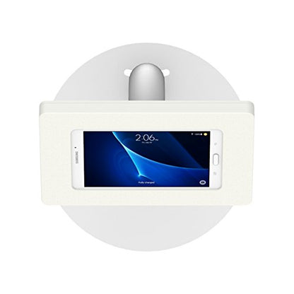 VidaMount White Enclosure and Floor Stand [Bundle] Compatible with Samsung Galaxy Tab A 7.0 - color: White, size: Galaxy Tab A 7.0