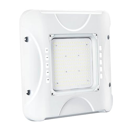 Parmida LED Canopy Light, 150W, 0-10V Dimmable, 100-277VAC, IP65 Waterproof, ETL, Shop Light, 5700K, 16.5" x 16.5", Gas Station, Warehouse, Garage, Street, Area & Outdoor Lighting, Commercial Grade - size: 1 Pack