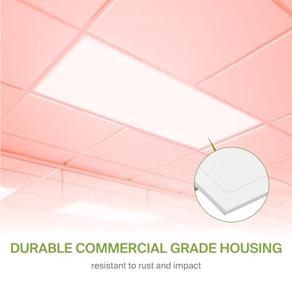 ASD 2x4 RGBW Smart LED Flat Panel Light, 3500K 4000K 5000K UL 2 Pack - color: RGBW, size: 2X4