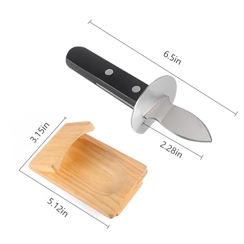 Oyster Shucker Set - Professional Stainless Steel Oyster Shucking Kit