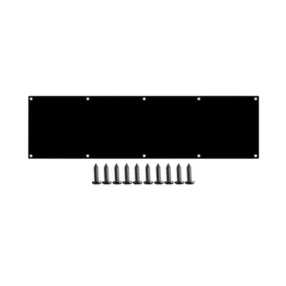 Door Metal Kick Plate 10x30 inches Aluminum Plates Black - color: Black, size: 30inches