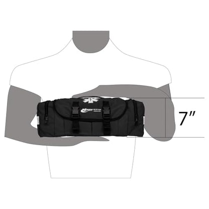 MFASCO Trauma Bag First Aid Kit Emergency Response Supplies Black - color: Black