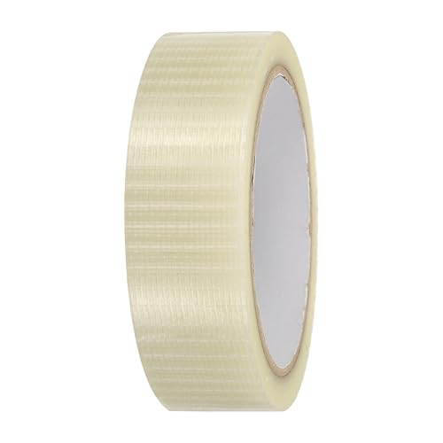 uxcell Filament Strapping Tape 1 3/16" x 21.9 Yards 5.9 Mil Heavy Duty Mesh - size: 1 3/16 Inch x 21.9 Yards 5.9 Mil