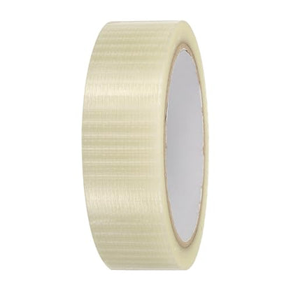 uxcell Filament Strapping Tape 1 3/16" x 21.9 Yards 5.9 Mil Heavy Duty Mesh - size: 1 3/16 Inch x 21.9 Yards 5.9 Mil