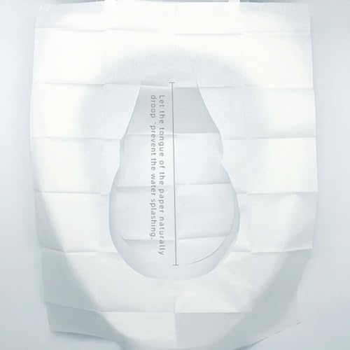 Individually Packed Disposable Toilet Seat Covers,10 Count Flushable Hygienic Protection Sheets,Universal Portable Sanitary Supplies for Public Places Travel and Daily Use