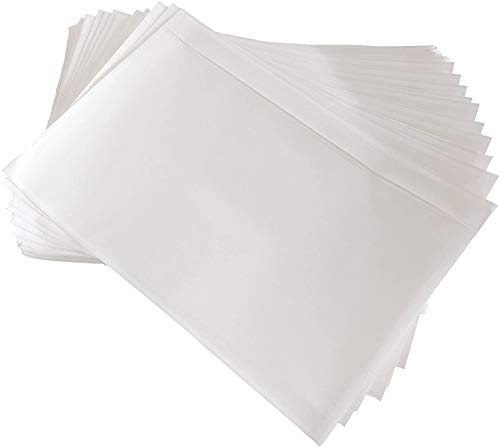 1000-5.5" x 7.5" Clear Packing List Enclosed Adhesive Envelope Sleeve