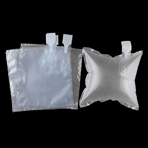 100 Pack,Free Hand Pump AIR PAKPRO 7.9x7.9inch Clear Plastic Inflatable Air Packaging Bags Air Pillows Air Cushions Buffer Bags Void Fill Cushioning for Shipping and Packaging,VFC2020 - color: 7.9x7.9inch
