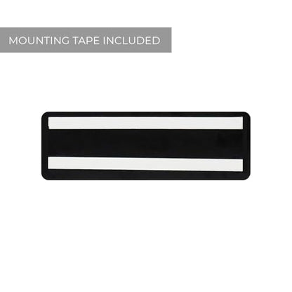 Silver No Smoking Includes Vaping And E-Cigarettes Sign / 3" x 9" Easy Adhesive Indoor Wall Sign/Hotel Restaurant Small Business Alternative Door Mount Notice/Made In The USA - color: Silver, style: No Smoking or Vaping