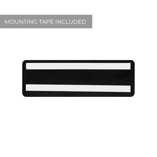 Silver No Smoking Includes Vaping And E-Cigarettes Sign / 3" x 9" Easy Adhesive Indoor Wall Sign/Hotel Restaurant Small Business Alternative Door Mount Notice/Made In The USA - color: Silver, style: No Smoking or Vaping