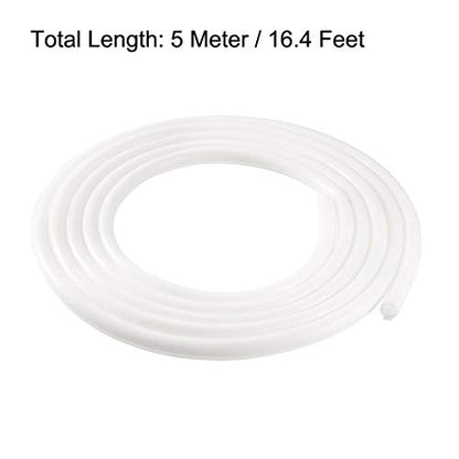 uxcell T-Slot Mount Window Weatherstrip Seal 9mm Bulb Bubble for 5mm Slot 5 Meters Long White - color: White, size: 5m