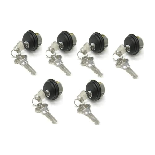 Pacific Doorware Storefront Door Mortise Lock Cylinders, Bronze - color: Duronotic Bronze, size: 6 Pack, style: Keyed Cylinder