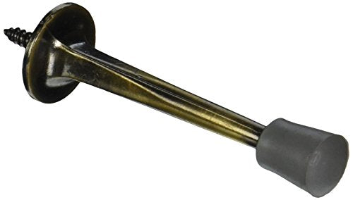 Deltana ZBDS30U5 Zinc Die-Cast 3-Inch Baseboard Door Bumper - color: Antique Brass