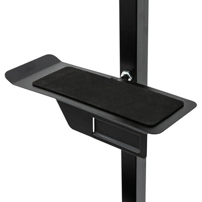 Commercial Clothing Store Shoe Rack Retail Store Shoe Display Shelf Free Standing Shoes Shelf Single Sided Shoes Racks 18 Compartments 24.25lbs Load Capacity (31.5 * 59.06in, Black, Wood) - color: Black, Wood