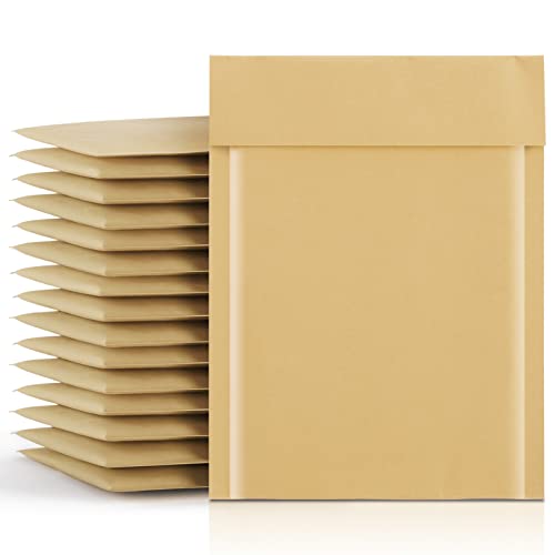 Fuxury Kraft Bubble Mailers 6x10" Padded Envelopes 50 Pack Usable Size 6x9" - color: Brown, size: 6x10" 50PC