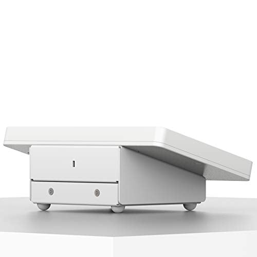 VidaMount White Enclosure and Fixed Tilted 15° Desk/Surface Mount [Bundle] Compatible with Samsung Galaxy Tab A 7.0 - color: White, size: Galaxy Tab A 7.0