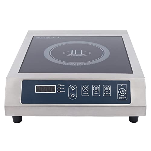 Professional Portable Induction Cooktop, Commercial Range Countertop Burner, 1800 Watts Induction Burner,Countertop Induction Cooktop Hob Push-Button Control Cooker Stove Induction Oven
