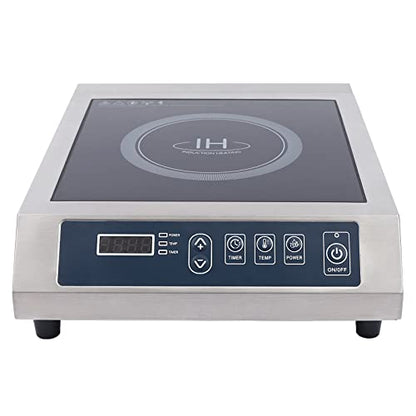Professional Portable Induction Cooktop, Commercial Range Countertop Burner, 1800 Watts Induction Burner,Countertop Induction Cooktop Hob Push-Button Control Cooker Stove Induction Oven