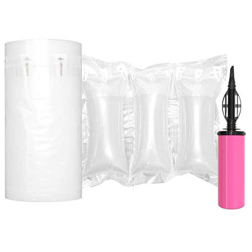 Air Pillows for Shipping with Pump 800 Count Packaging Air Bags Inflatable Shipping Supplies Box Filler Packing Materials for Moving, Purse Stuffers for Shape 3.54" x 7.87", 236 ft - size: 3.54"x7.87"(800 Count)