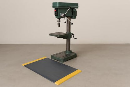 Guardian 24020302BY Air Step Anti-Fatigue Floor Mat, Vinyl, 2'x3', Black with Yellow Stripes, Reduces Fatigue and discomfort, Can be Easily Cut to fit Any Space