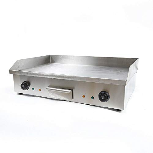 3000W 28.6"x15.7" Commercial Flat Top Grill Countertop Teppanyaki Griddle - color: 3000W, 28.6"x15.7"