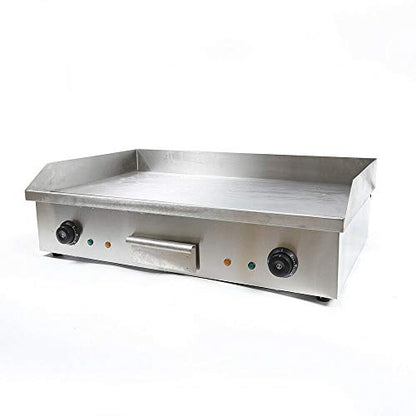 3000W 28.6"x15.7" Commercial Flat Top Grill Countertop Teppanyaki Griddle - color: 3000W, 28.6"x15.7"