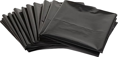 Commander 42 Gallon 3 MIL Black Contractor Bags With Hand Tie - 32" x 44" - Pack of 20 - For Industrial, Commercial, Janitorial, & Construction - style: 42 Gal, 2.4 Mil, 20 Count