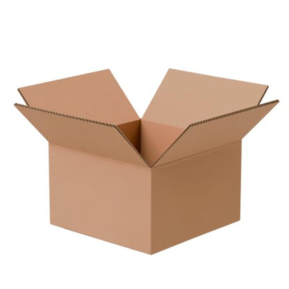 The Boxery 5"x5"x3" Corrugated Cardboard Boxes 25-Pack - size: 5 x 5 x 3"