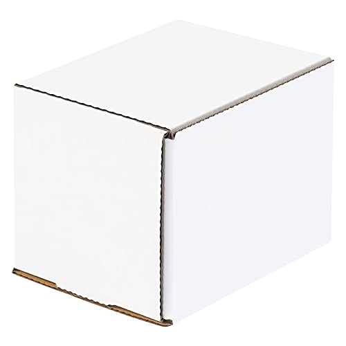Box USA BM544 5"L x 4"W x 4"H, White (Pack of 50) - size: (023) 5" x 4" x 4", 50-Pack