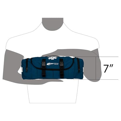 MFASCO Trauma Bag First Aid Kit Emergency Response Supplies Blue - color: Blue