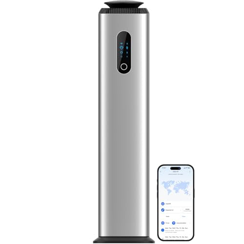 Hotel Scent Diffuser Cover 10000 Sq.Ft, Scent Air Machine for Home & Office - color: Silver