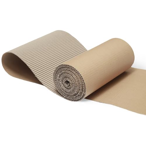 Single Face Corrugated B Flute Cardboard Roll |Shipping |Small Business Packaging Supplies |Storage (medium)