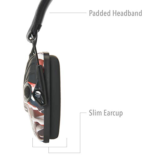 Howard Leight by Honeywell Impact Sport Sound Amplification Electronic Shooting Earmuff, ONE NATION - color: One Nation, size: Medium