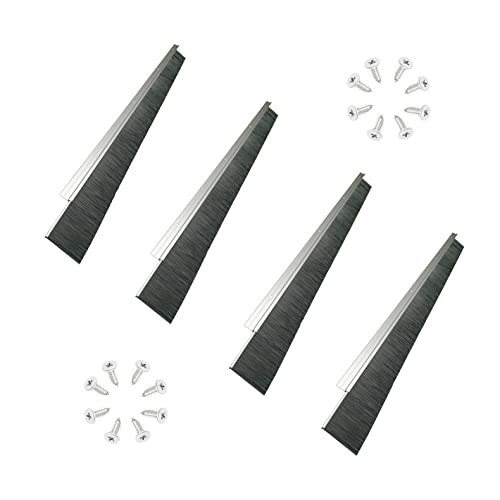 Garage Door Brush Seal 4 Pack - Retsun 2.5" W Bristles x 39.37" L
