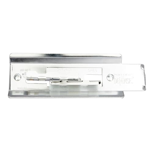 Roll-Lite Zinc Plated Latch, with Thick Flange and Hardware 9-3/8" x 3-5/16" for Wayne Dalton, Roll-Lite, Roll-Right, Trac-Rite, Epic Doors, with Hardware - size: SS-RL2