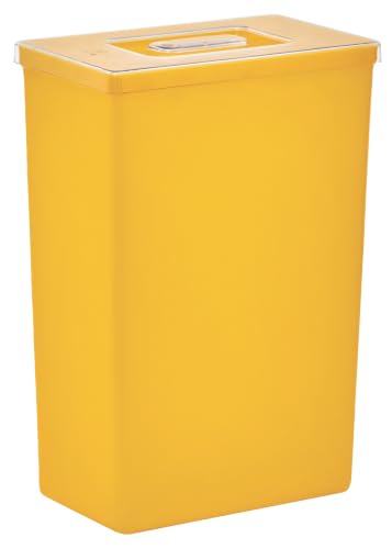 Kratos Steel Ingredient Bin Cart with Blue/White/Yellow Bins and 3 Lids - size: 1 Cart, 3 Bins, 3 Lids