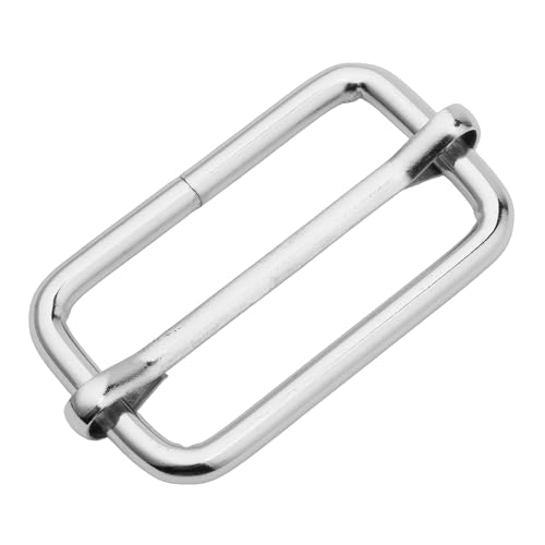 DEVPSISR Metal Buckles Adjustable Slide for Purse Bag Hardware Making Supplies Backpack replacement Hardware Pin Strap Buckle - color: 1-1/2" Silver 20pack, size: 1-1/2"
