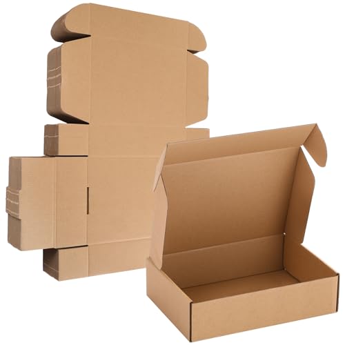 Qilery 100 Pcs 7.87x5.51x1.5'' Shipping Boxes Corrugated - size: 7.87 x 5.51 x 1.57 inches