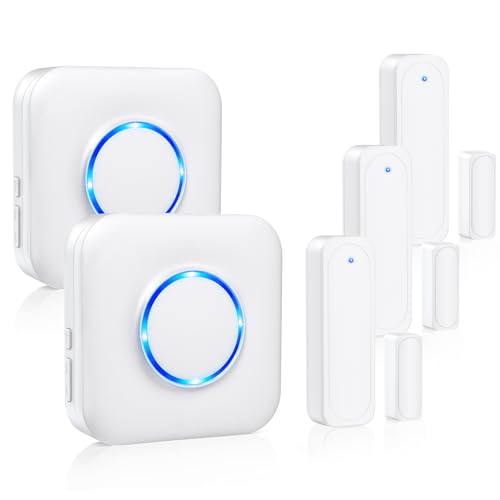 Door Chime When Door Opens, Wireless Door Chime for Home & Business - size: 2 Door Chime-3 Door Sensor
