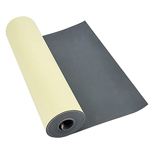 BENECREAT 78.7x11.8 5mm Thick Self-Adhesive EVA Foam Roll for Furniture Protecting, Gap Filling, Costumes and Other Craft Project - color: Gray - 5mm Thick, size: 5mm Thick
